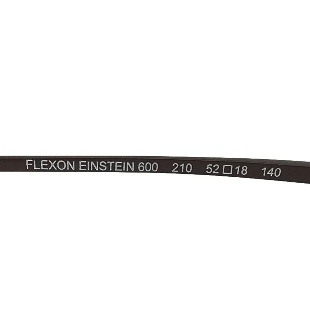 Flexon Eyeglasses Frames EINSTEIN 600 210 Brown Rectangle Full Rim 52-18-140